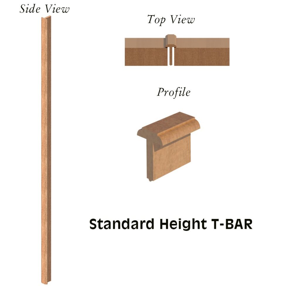 T BAR Standard Height