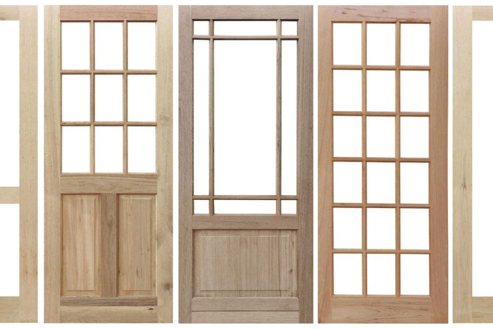 vanacht wood doors glass doors