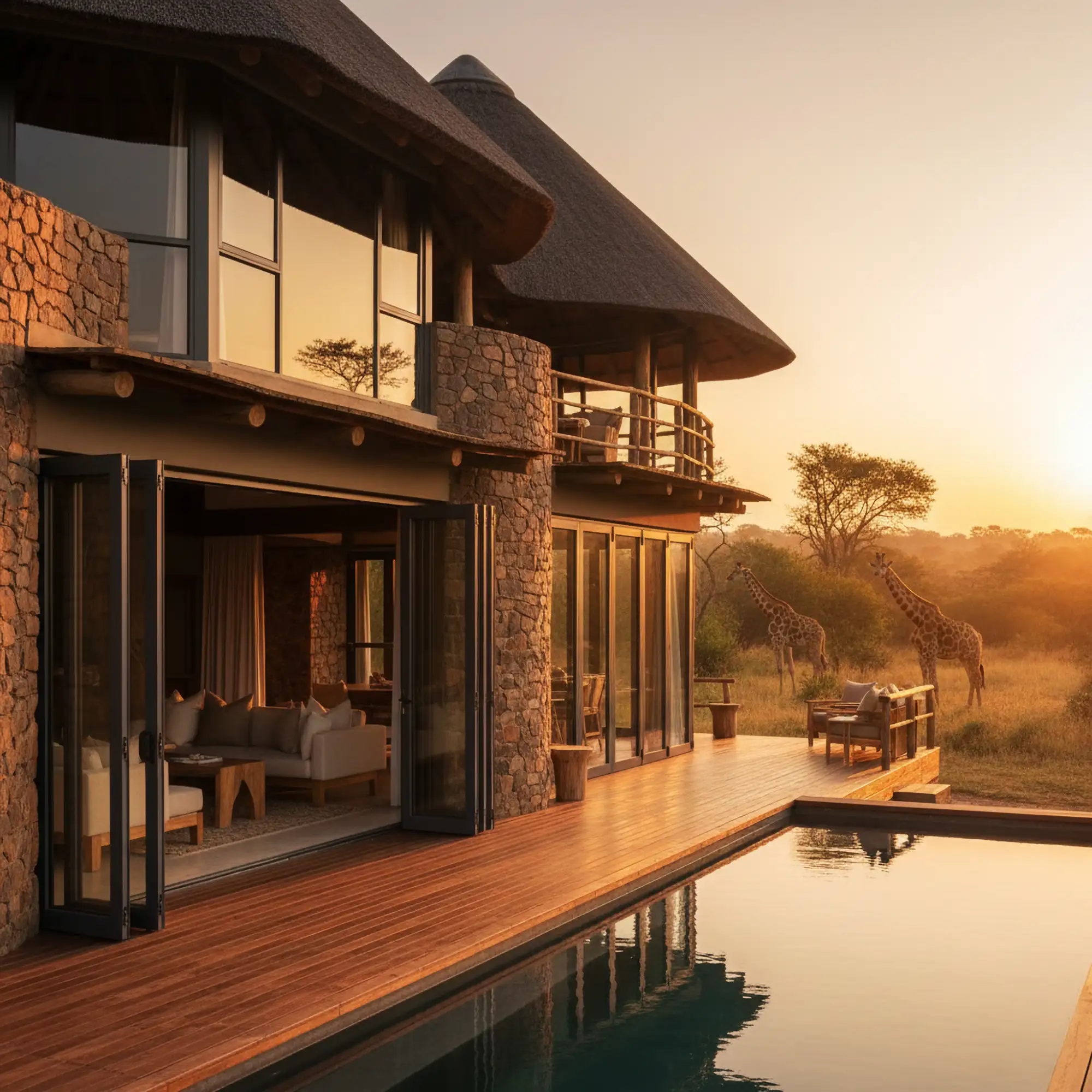 vanacht game lodge aluminium doors windows 002