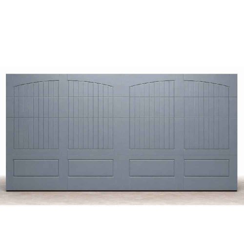 GREF 5 PANEL BARN 5 SEC ARCH LIGHT GREY