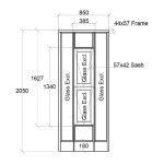 WINDOW WITH KICKPLATE DETAILS