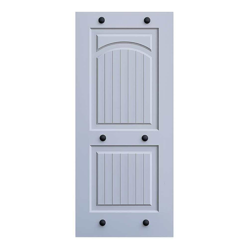 ENTRANCE DOOR PAINTED GREY STANDARD SIZE