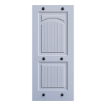 ENTRANCE DOOR PAINTED GREY STANDARD SIZE