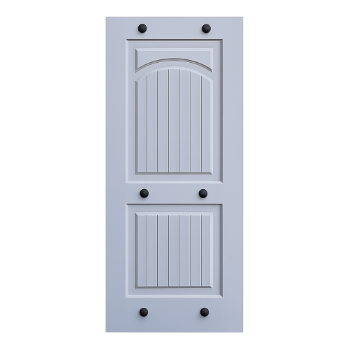 ENTRANCE DOOR PAINTED GREY STANDARD SIZE