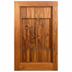Rhino Carved pivot Door Kiaat