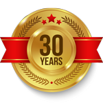30 Years Trust Badge