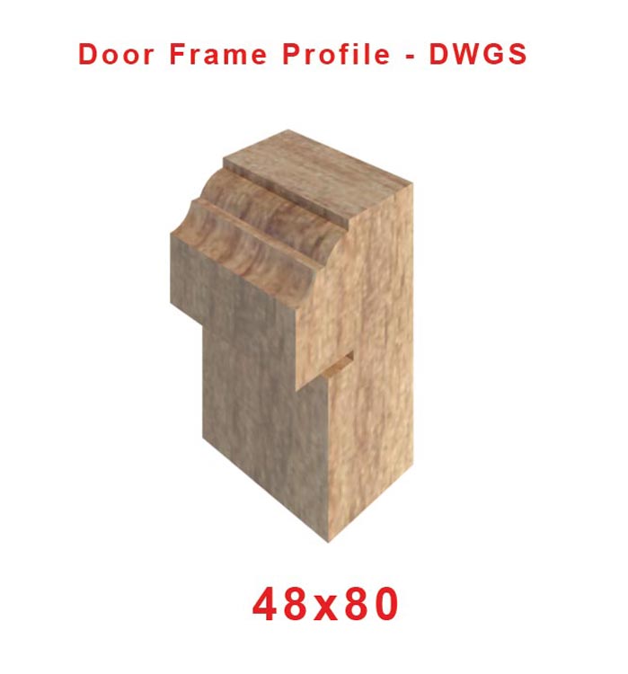 48 x 80 Door Frame profile