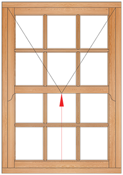 Easy Lift Small Pane Option