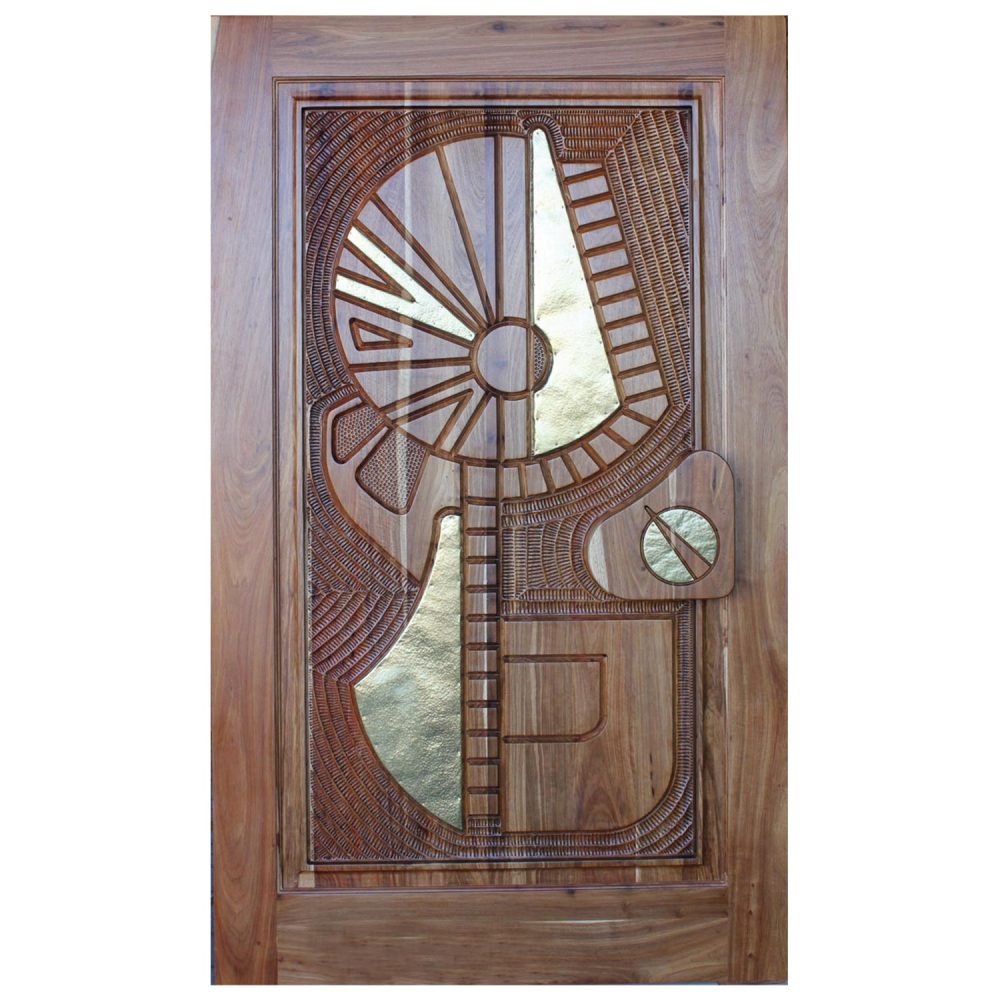 Van Acht Designer Carved Pivot Door Africa 2