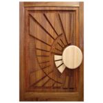 Van Acht Designer Carved Pivot Door Africa 5