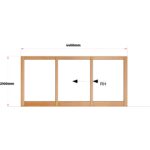 Van Acht Wood Doors Sliding Full Pane VSD4.4TS