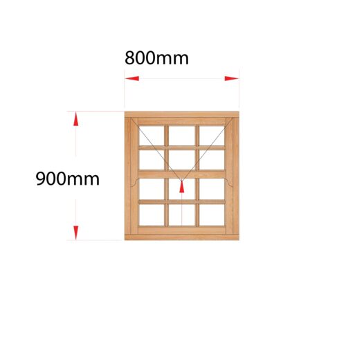 Van Acht Wood Easy Lift Sash Windows Product HMEL1.5SP