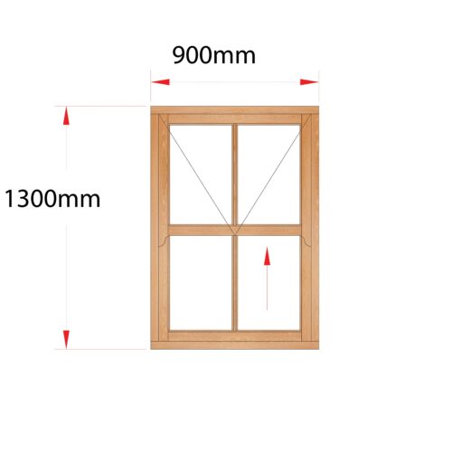 Van Acht Wood Easy Lift Sash Windows Product HMEL2V