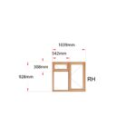 Van Acht Wood Fanlight Windows Full Pane Product MC2F RH