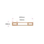 Van Acht Wood Fanlight Windows Full Pane Product ME4