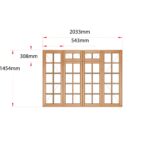 Van Acht Wood Fanlight Windows Small Pane Product MA4FSP