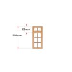 Van Acht Wood Fanlight Windows Small Pane Product MB1FSP