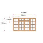 Van Acht Wood Fanlight Windows Small Pane Product MB4FSP