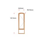 Van Acht Wood Flat Arch Windows Product AHA1S