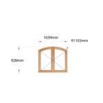 Van Acht Wood Flat Arch Windows Product AHC22