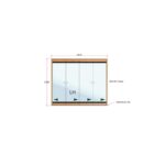 Van Acht Wood Frameless Folding Patio Doors Product FL4L 2385