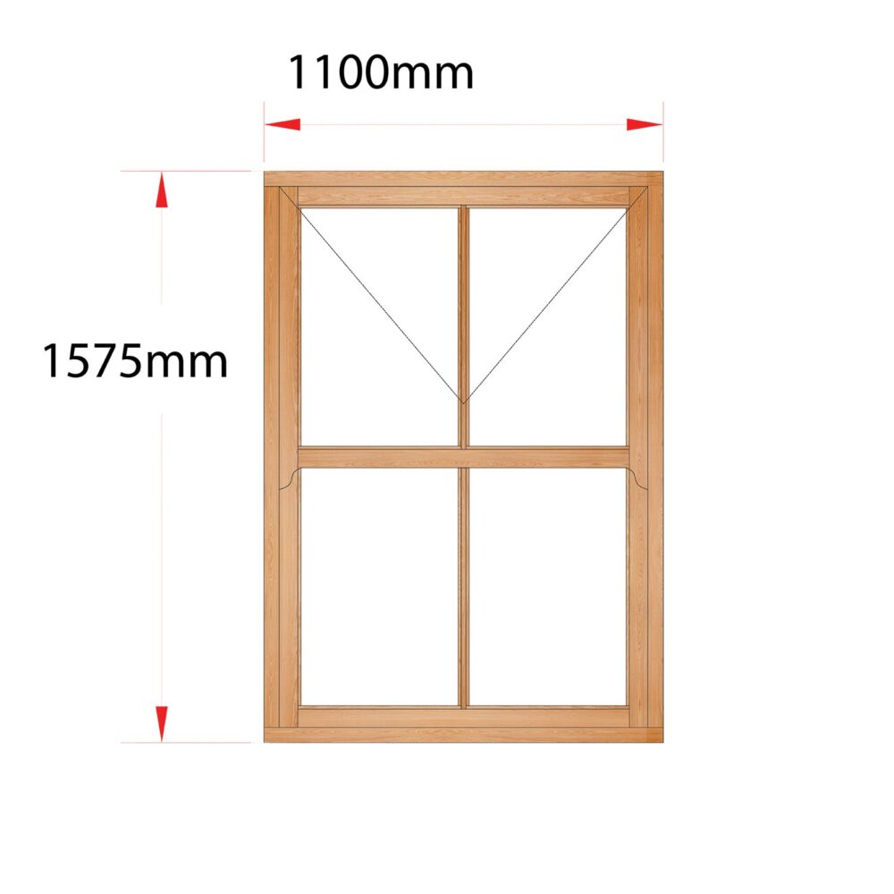 Van Acht Wood Mock Sash Windows Product HMS3V