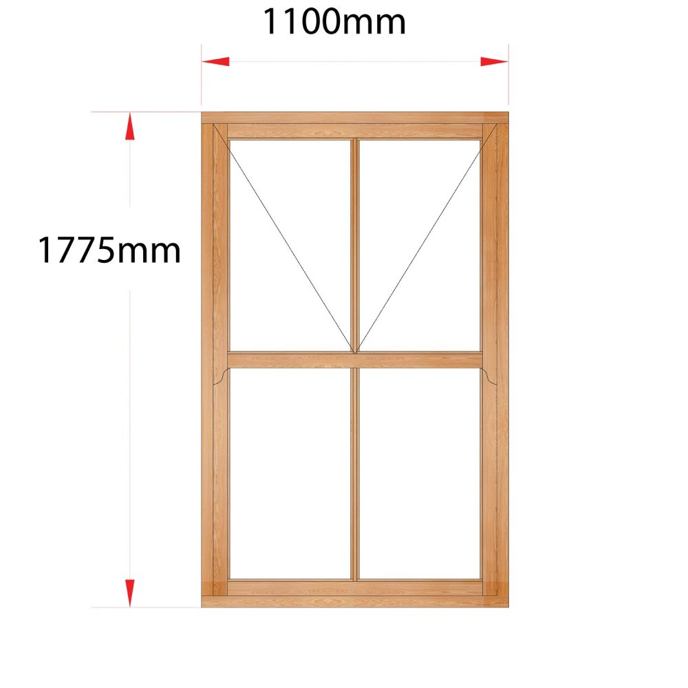 Van Acht Wood Mock Sash Windows Product HMS4V