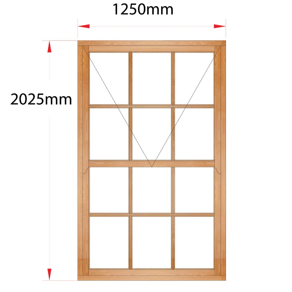Van Acht Wood Mock Sash Windows Product HMS6SP
