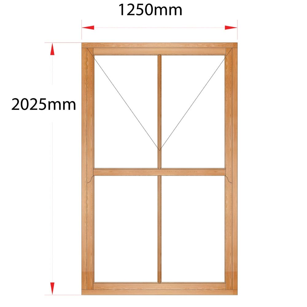 Van Acht Wood Mock Sash Windows Product HMS6V
