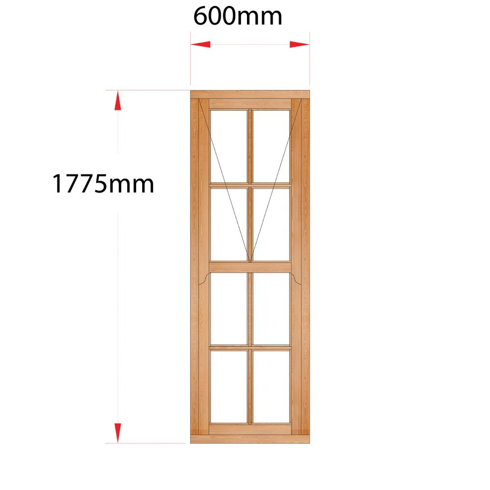Van Acht Wood Mock Sash Windows Product HMS7SP