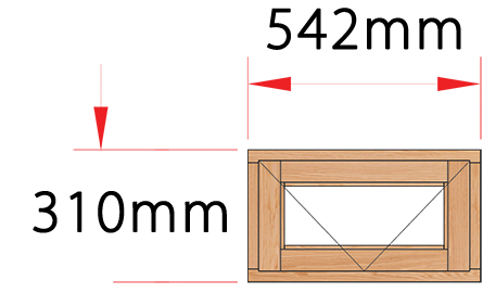 Van Acht Wood Windows Fanlight Windows Full Pane Model ME1