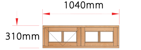 Van Acht Wood Windows Fanlight Windows Small Pane Model ME22SP
