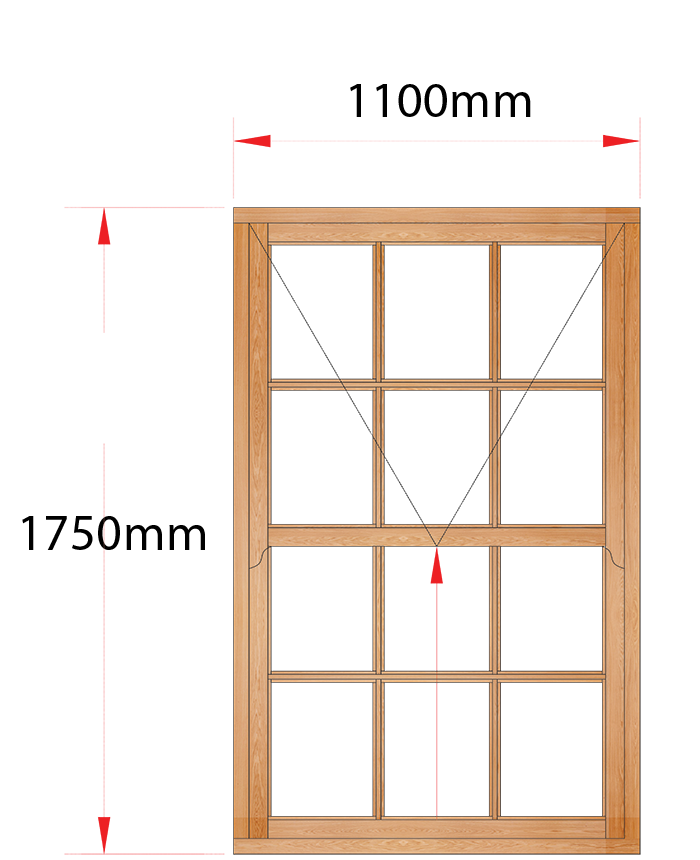 Van Acht Wood Windows Mock Easy Lift Sash Small Pane Model HMEL4SP