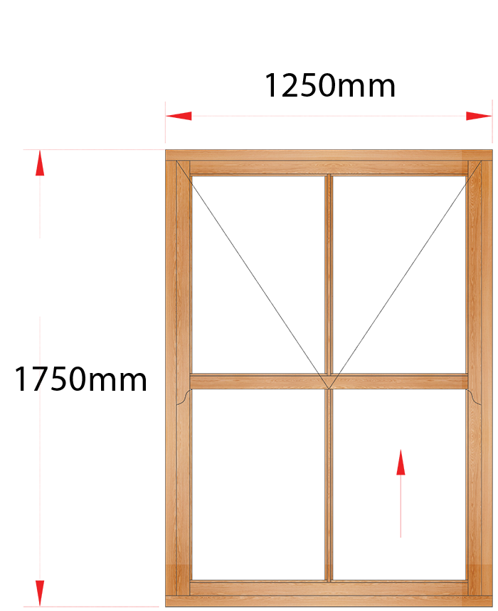 Van Acht Wood Windows Mock Easy Lift Sash Victorian Model HMEL5V