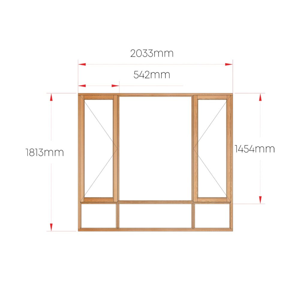 Van Acht Wood Windows Side Hung Full Pane MA4S