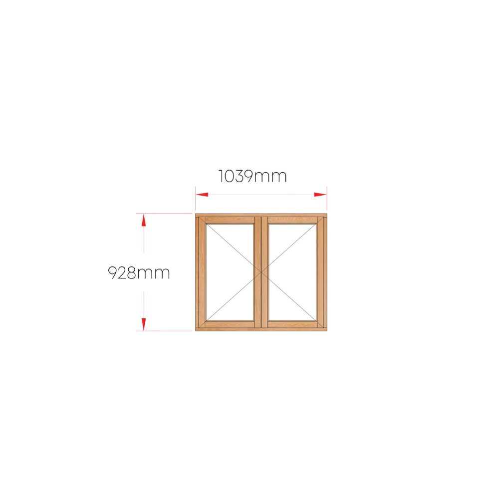 Van Acht Wood Windows Side Hung Full Pane MC22
