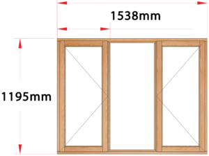 Van Acht Wood Windows Side Hung Full Pane Model MB3