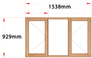 Van Acht Wood Windows Side Hung Full Pane Model MC3