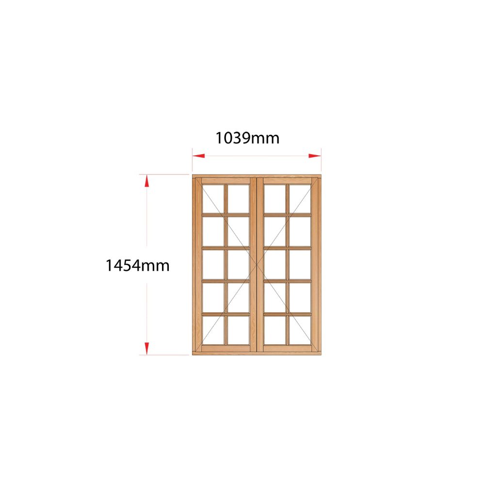 Van Acht Wood Windows Side Hung Small Pane MA22SP