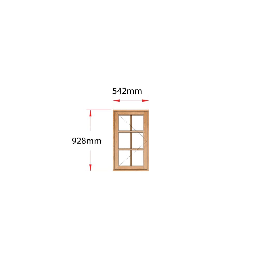 Van Acht Wood Windows Side Hung Small Pane MC1SP LH