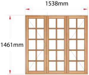 Van Acht Wood Windows Side Hung Small Pane Model MA3SP