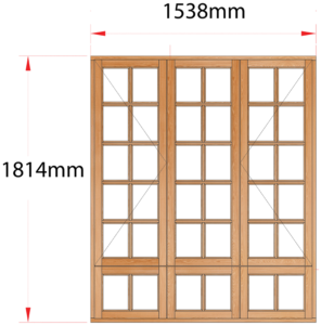 Van Acht Wood Windows Side Hung Small Pane Model MA3SPS