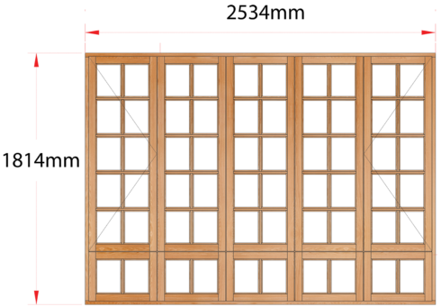 Van Acht Wood Windows Side Hung Small Pane Model MA5SPS