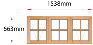 Van Acht Wood Windows Side Hung Small Pane Model MD3SP