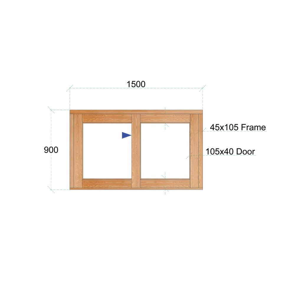 Van Acht Wood Windows Sliding Windows Product VSW159L