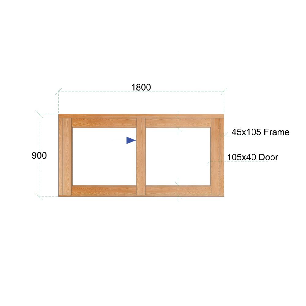 Van Acht Wood Windows Sliding Windows Product VSW189L