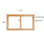 Van Acht Wood Windows Sliding Windows Product VSW2112L