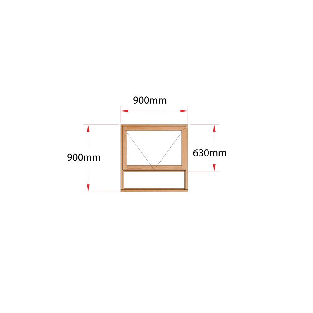 Van Acht Wood Windows Top Hung Product MF9