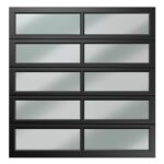 single 10 panel polycarbonate charcoal caravan