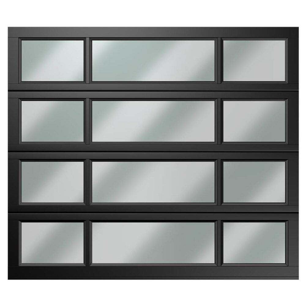 single 12 panel unequal polycarbonate charcoal